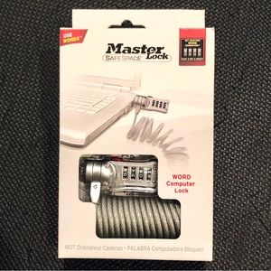 Brand New Masterlock Computer/Laptop Lock